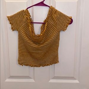 Off the Shoulder crop top